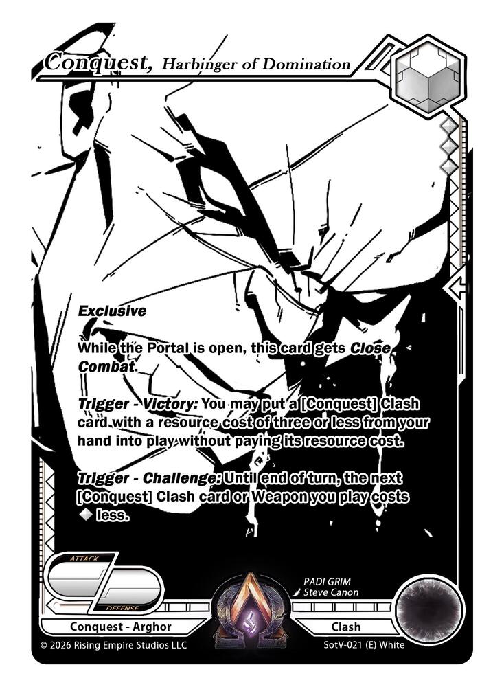 Conquest, Harbinger of Domination (Ink), Spoils of the Vault SotV-021