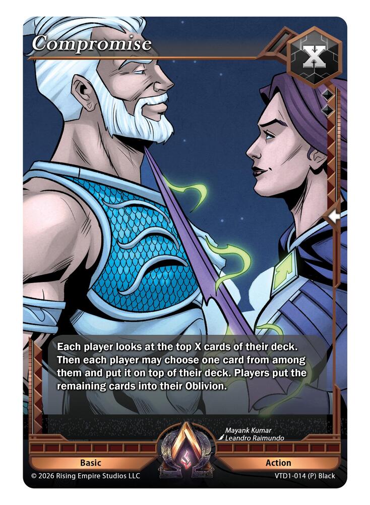 Compromise, The Vault Trials VTD1-014 (P) Black