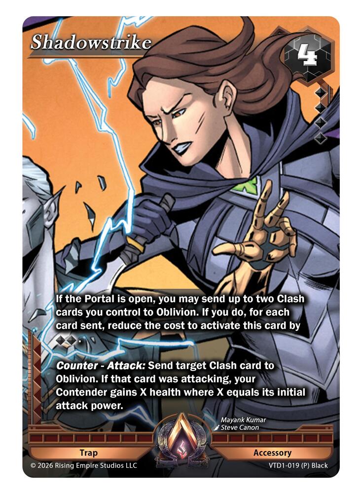 Shadowstrike, The Vault Trials VTD1-019 (P) Black
