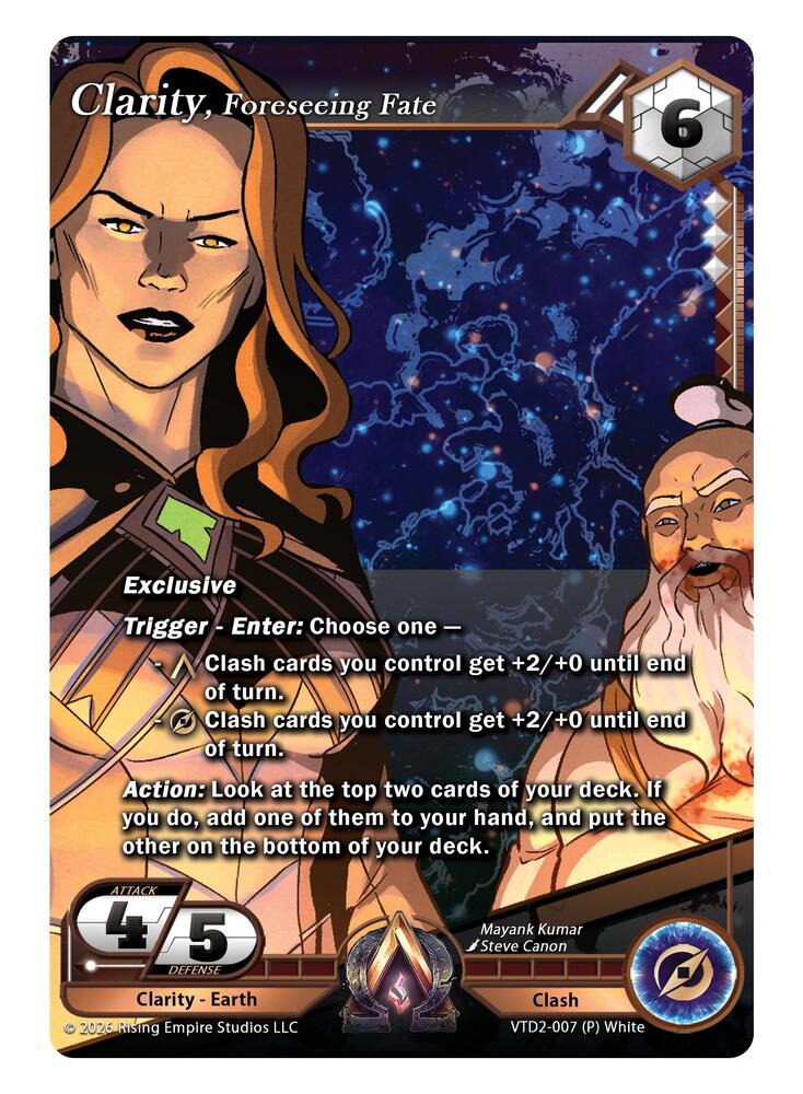 Clarity, Foreseeing Fate, The Vault Trials VTD2-007 (P) White