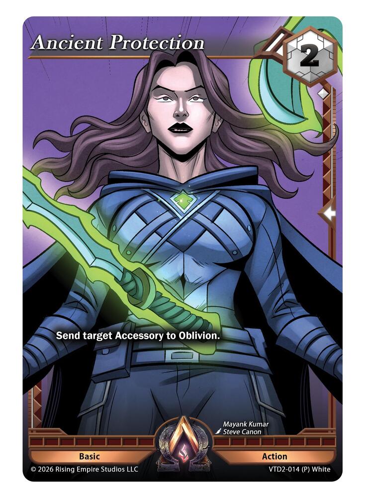 Ancient Protection, The Vault Trials VTD2-014 (P) White