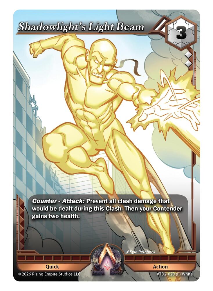 Shaowlight's Light Beam, The Vault Trials VTD2-020 (P) White