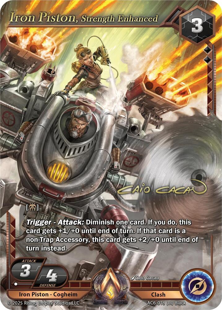 Iron Piston, Strength Enhanced (Iconic Rare), Echoes of Eternity AC6-018