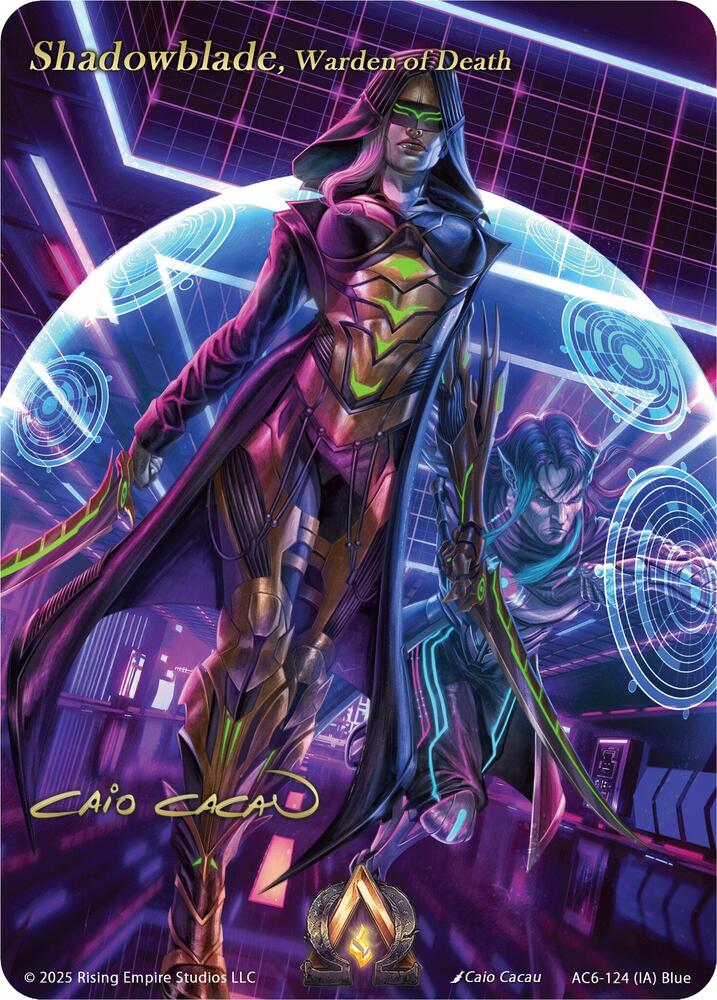Shadowblade, Warden of Death (Iconic Art), Echoes of Eternity AC6-124