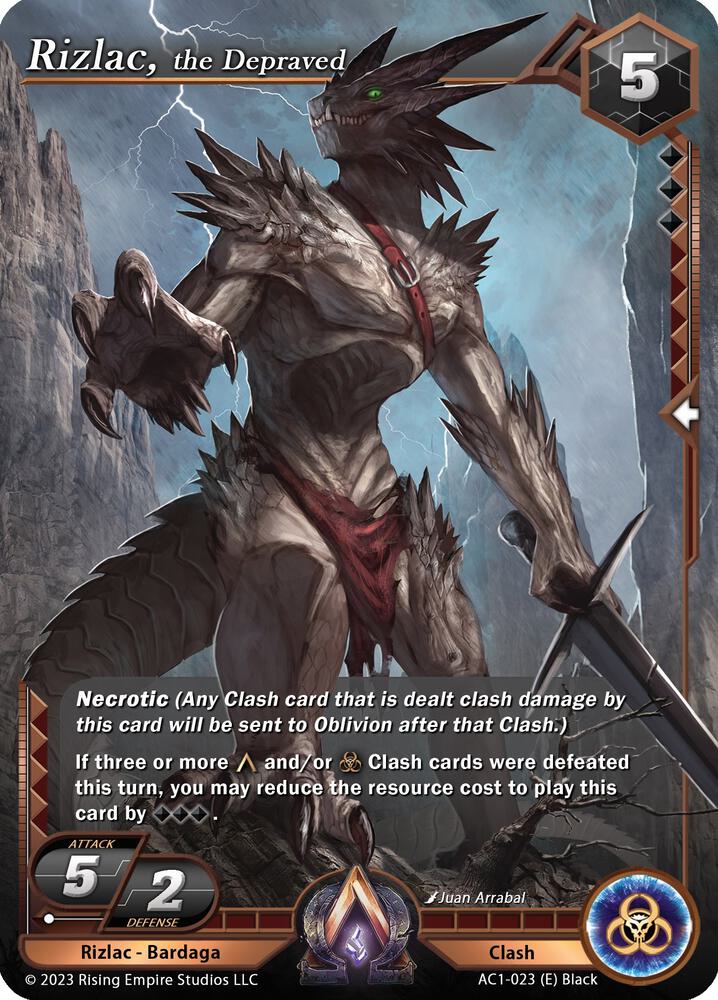 Rizlac, the Depraved, The Awakening AC1-023