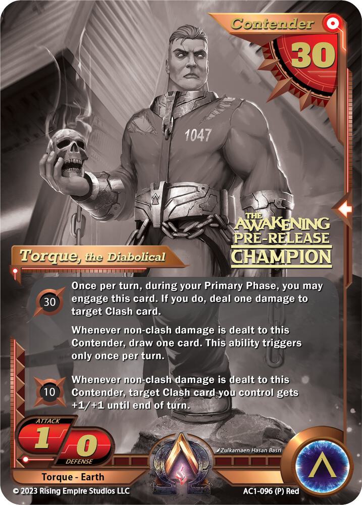 Torque, the Diabolical (Pre-Release Champion), The Awakening AC1-096