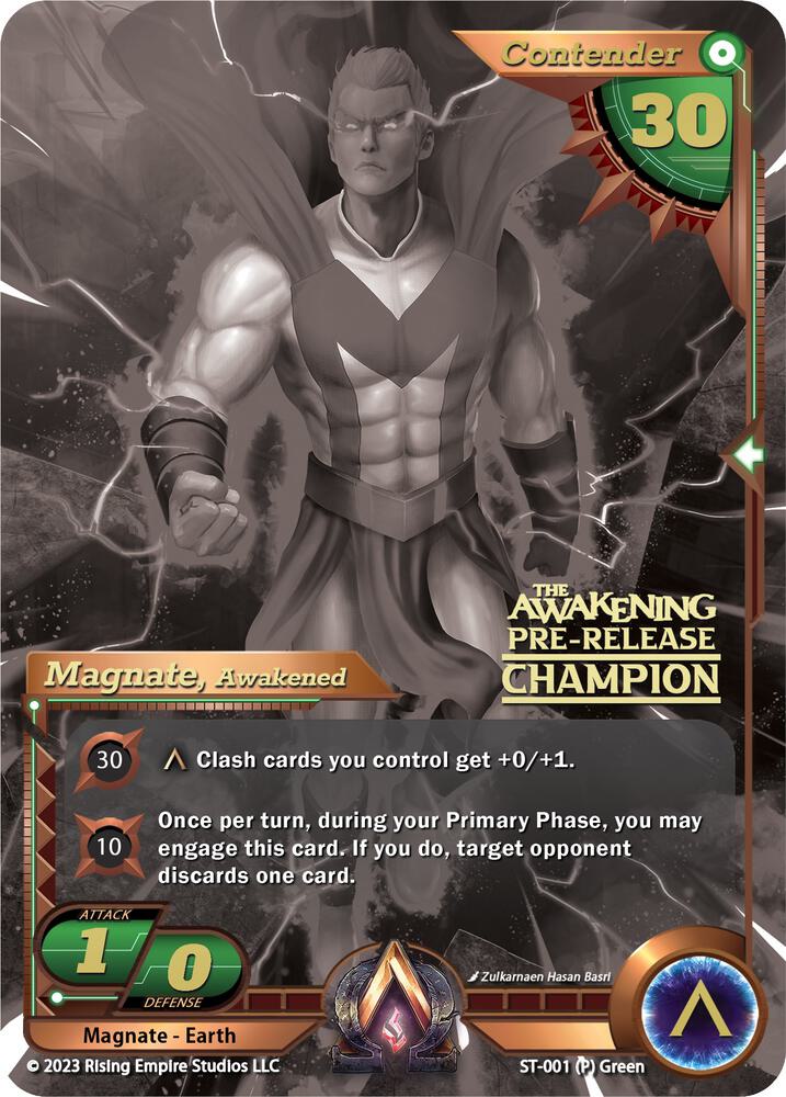 Magnate, Awakened (Pre-Release Champion), The Awakening ST-001