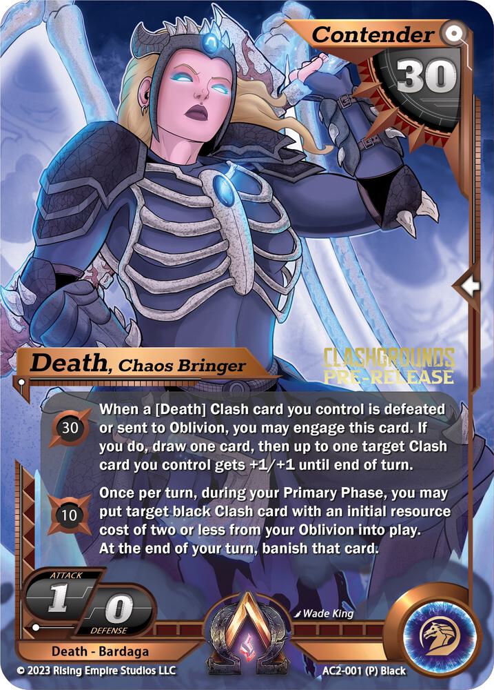 Death, Chaos Bringer (Pre-Release), Clashgrounds AC2-001