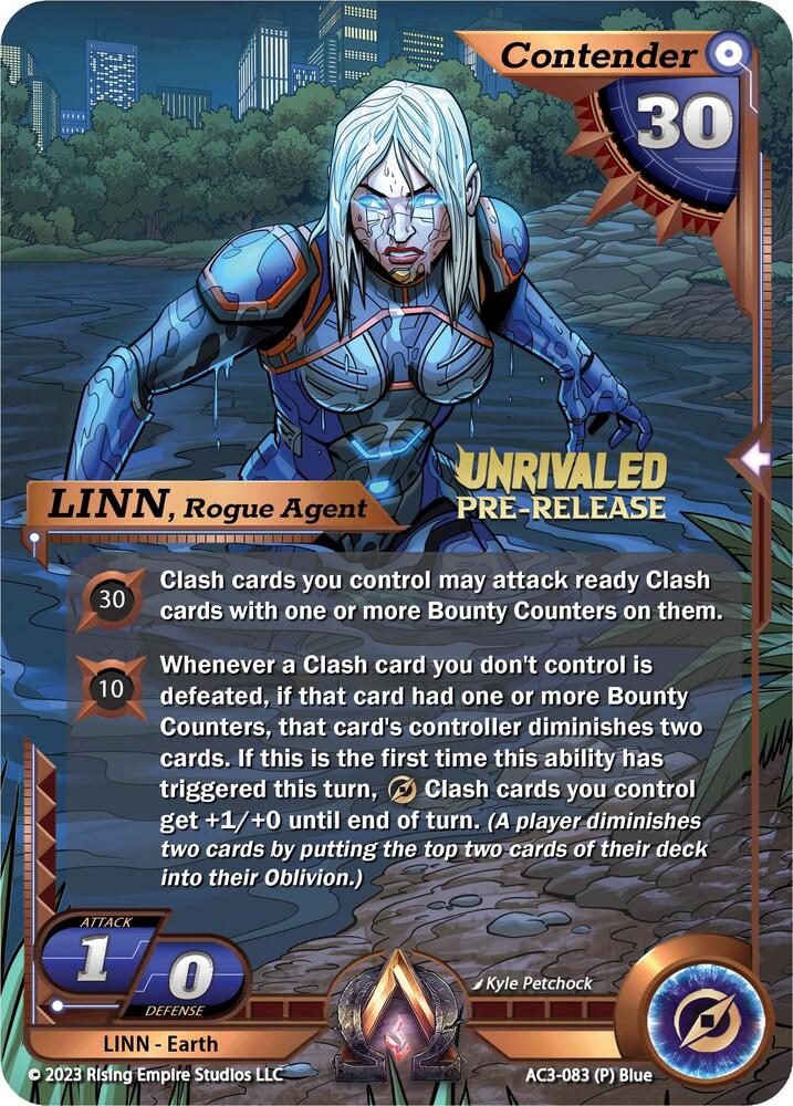 LINN, Rogue Agent (Pre-Release), Unrivaled AC3-083