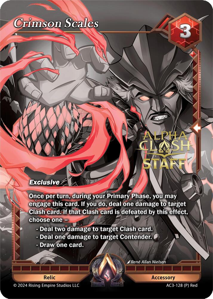 Crimson Scales (Staff Promo), Unrivaled AC3-128