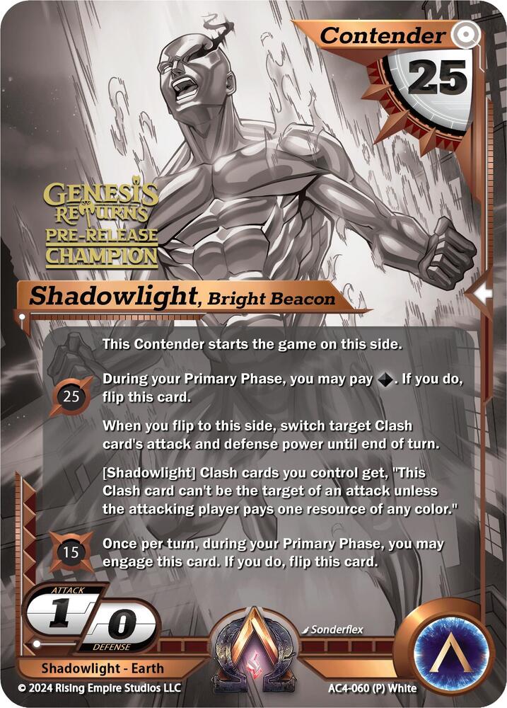 Shadowlight, Bright Beacon (Pre-Release Champion), Genesis Returns AC4-060