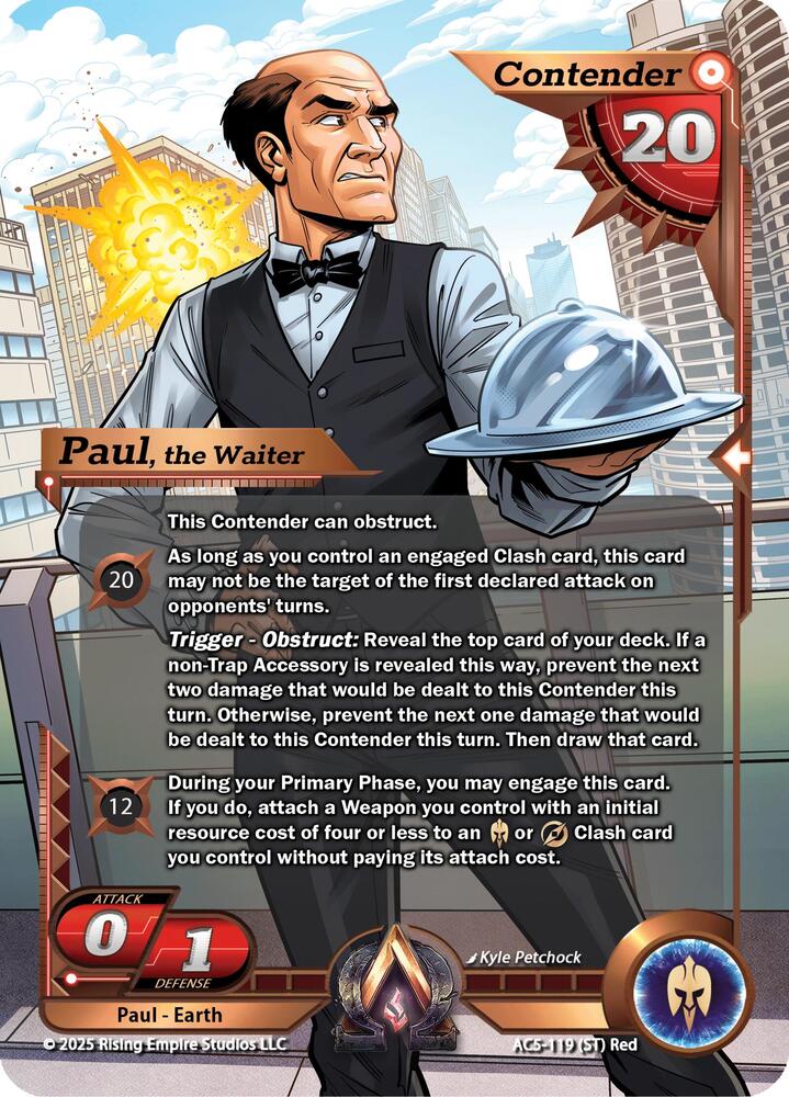 Paul, the Waiter (Clash Kit Exclusive), Equilibrium AC5-119