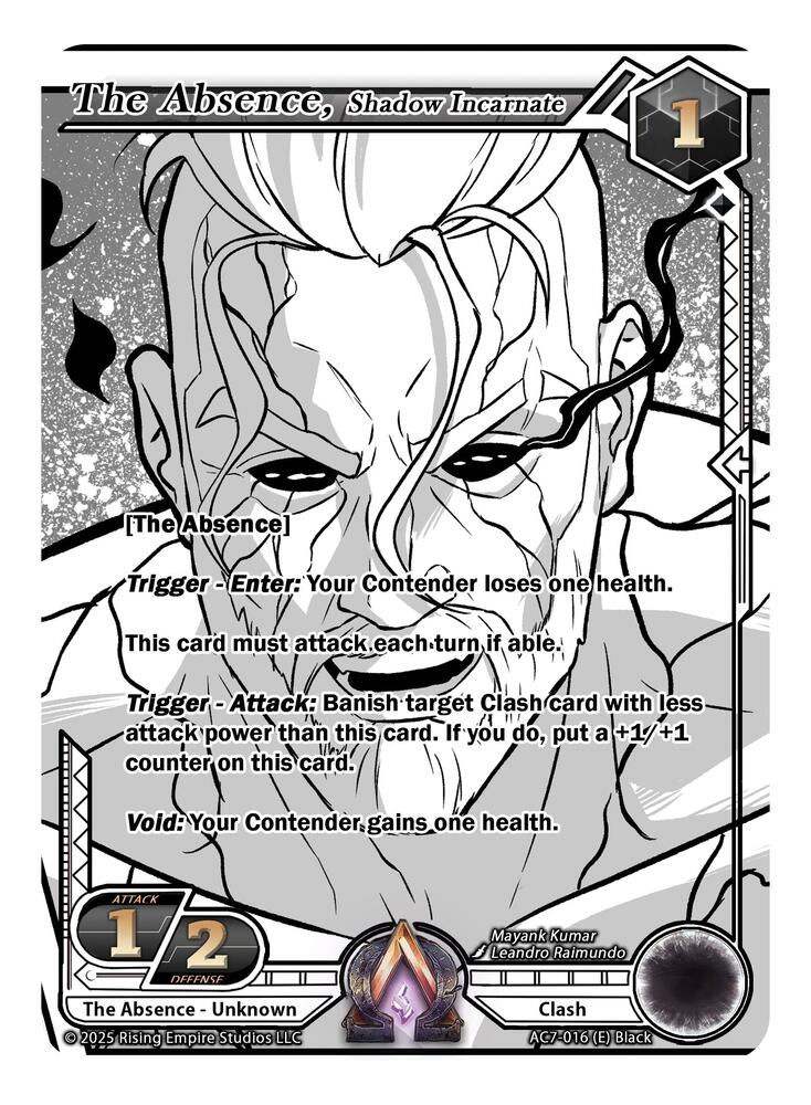 The Absence, Shadow Incarnate (Ink), Ancient Alphas AC7-016