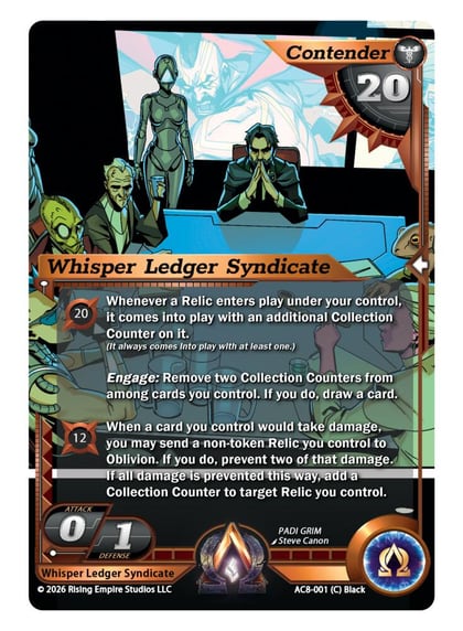 Whisper Ledger Syndicate, Nexus of Power AC8-001 (C)