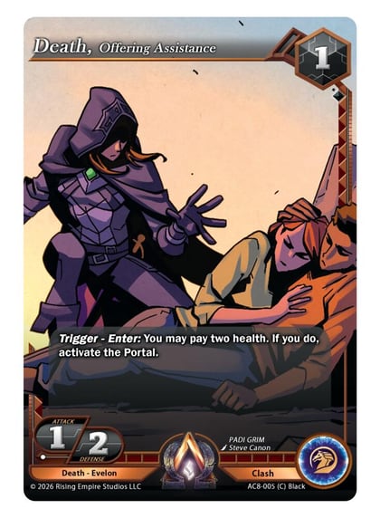 Death, Offering Assistance, Nexus of Power AC8-005 (C)