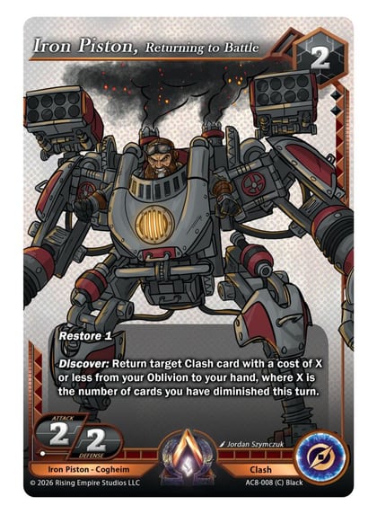 Iron Piston, Returning to Battle, Nexus of Power AC8-008 (C)