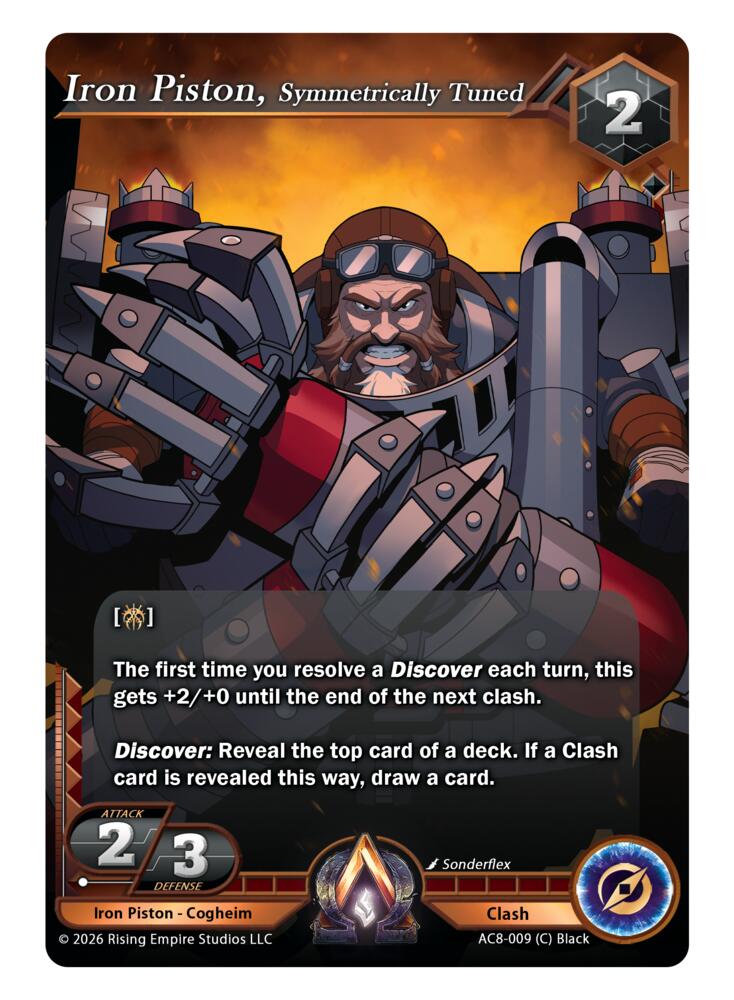 Iron Piston, Symmetrically Tuned, Nexus of Power AC8-009 (C)
