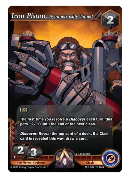 Iron Piston, Symmetrically Tuned, Nexus of Power AC8-009 (C)
