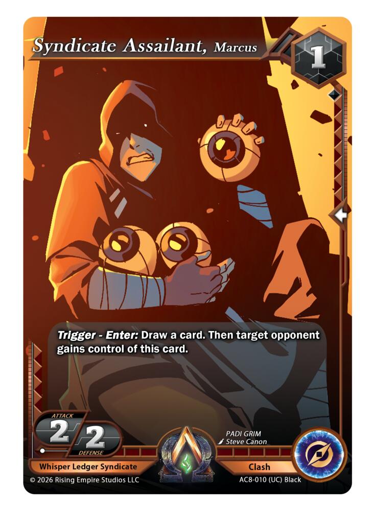 Syndicate Assailant, Marcus, Nexus of Power AC8-010 (UC)