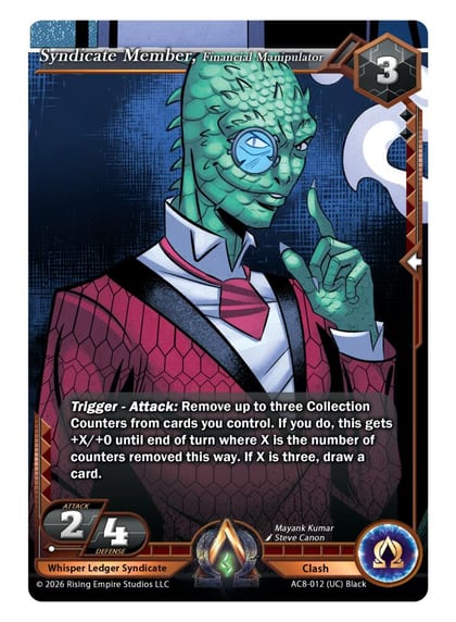 Syndicate Member, Financial Manipulator, Nexus of Power AC8-012 (UC)