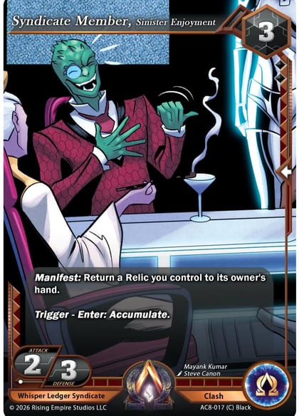Syndicate Members, Sinister Enjoyment, Nexus of Power AC8-017 (C)