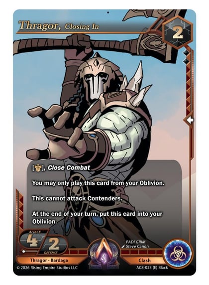 Thragor, Closing In, Nexus of Power AC8-023 (E)