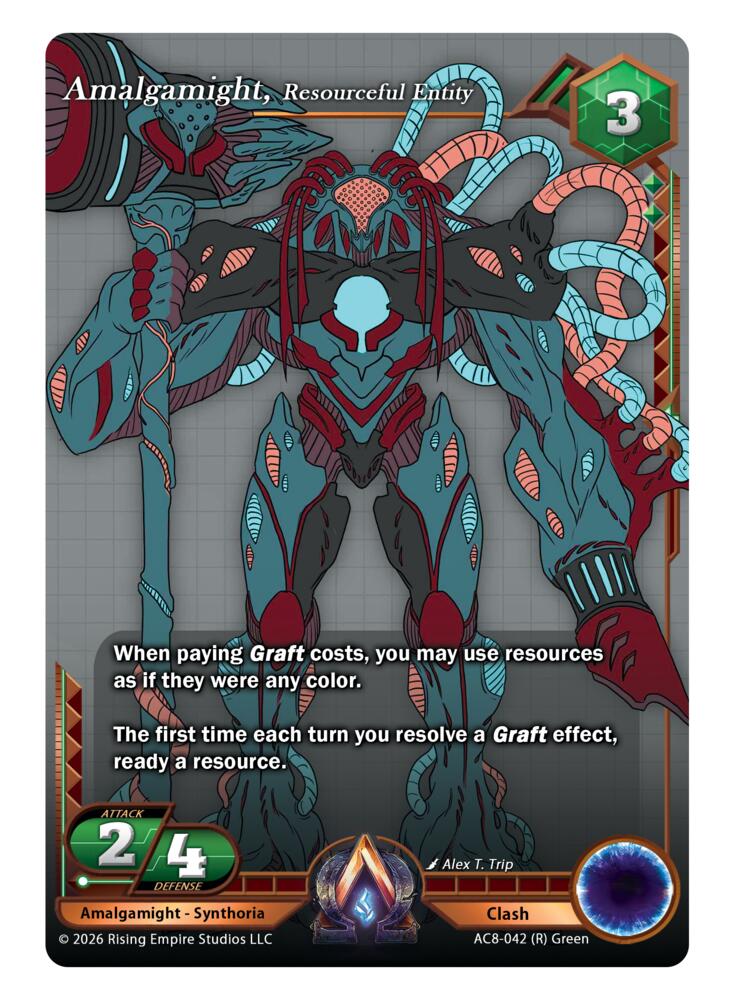 Amalgamight, Resourceful Entity, Nexus of Power AC8-042 (R)