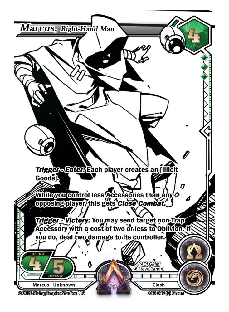 Marcus, Right-Hand Man (Ink), Nexus of Power AC8-049 (E)