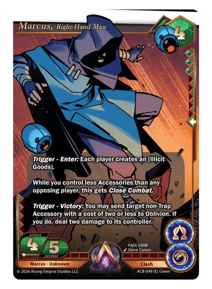 Marcus, Right-Hand Man, Nexus of Power AC8-049 (E)
