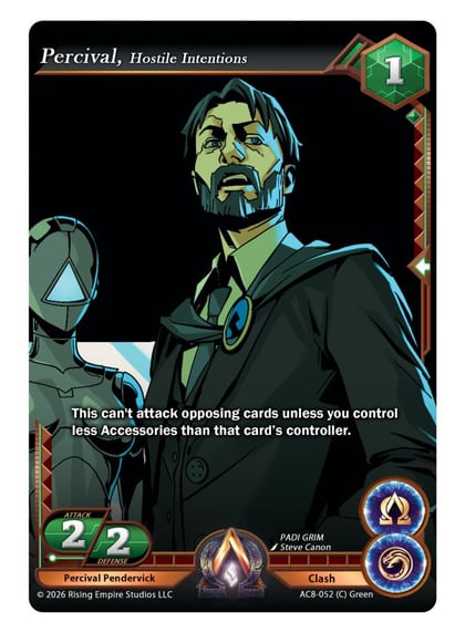 Percival Pendervick, Hostile Intentions, Nexus of Power AC8-052 (C)
