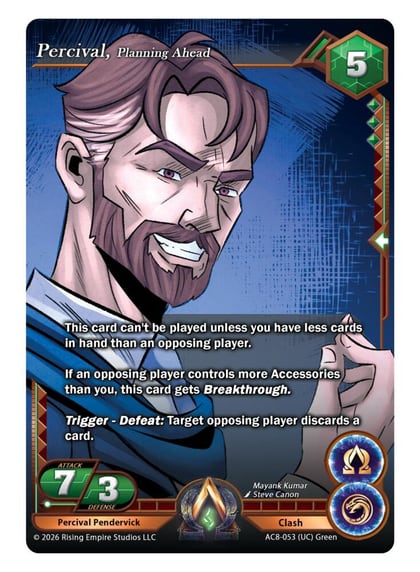Percival Pendervick, Planning Ahead, Nexus of Power AC8-053 (UC)