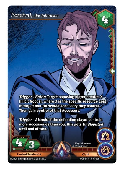 Percival Pendervick, the Informant, Nexus of Power AC8-054 (R)