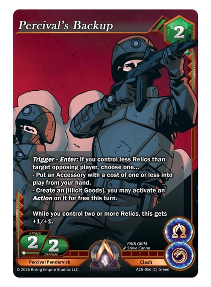 Percival's Backup, Nexus of Power AC8-056 (C)