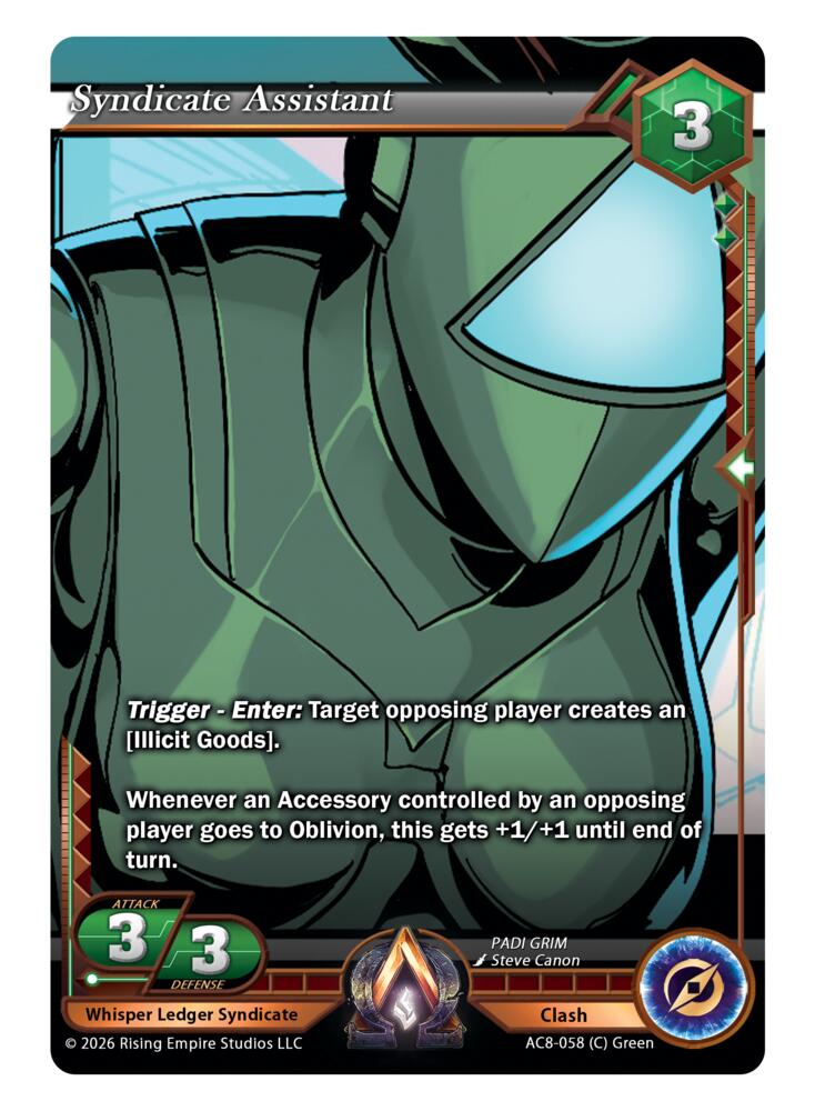 Snydicate Assisstant, Nexus of Power AC8-058 (C)