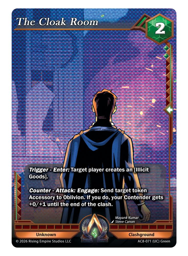 The Cloak Room, Nexus of Power AC8-071 (UC)