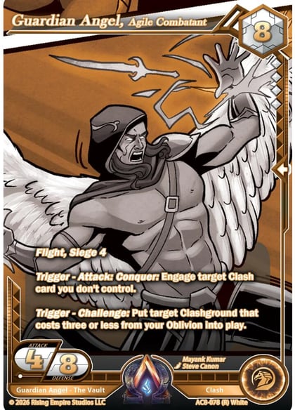Guardien Angel, Agile Combatant (Gold), Nexus of Power AC8-078 (R)
