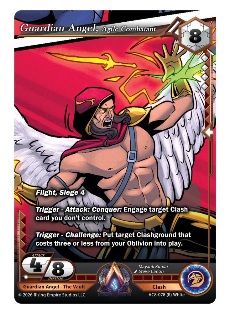 Guardian Angel, Agile Combatant, Nexus of Power AC8-078 (R)