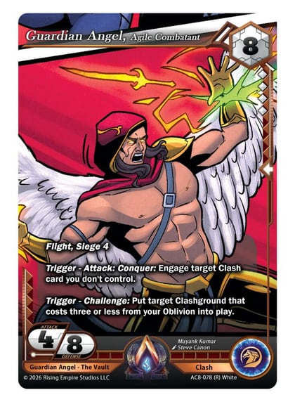 Guardian Angel, Agile Combatant, Nexus of Power AC8-078 (R)