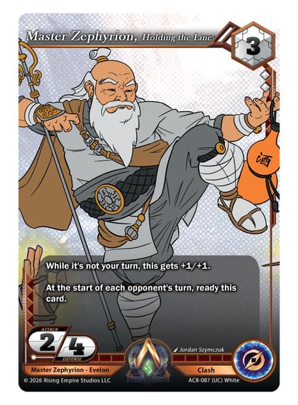 Master Zephyrion, Holding the Line, Nexus of Power AC8-087 (UC)