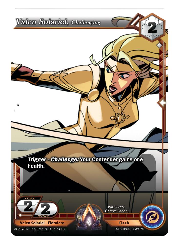 Valen Solariel, Challenging, Nexus of Power AC8-089 (C)