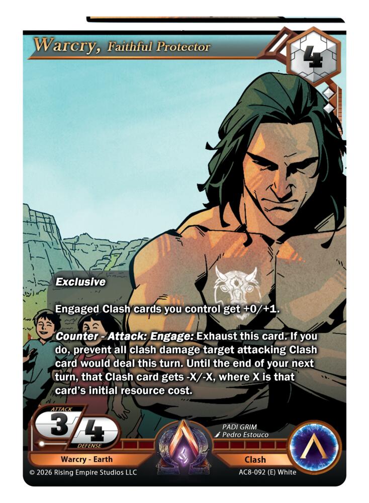 Warcry, Faithful Protector, Nexus of Power AC8-092 (E)