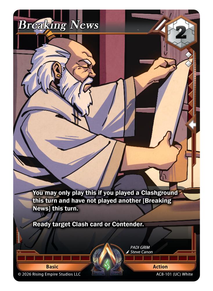 Breaking News, Nexus of Power AC8-101 (UC)