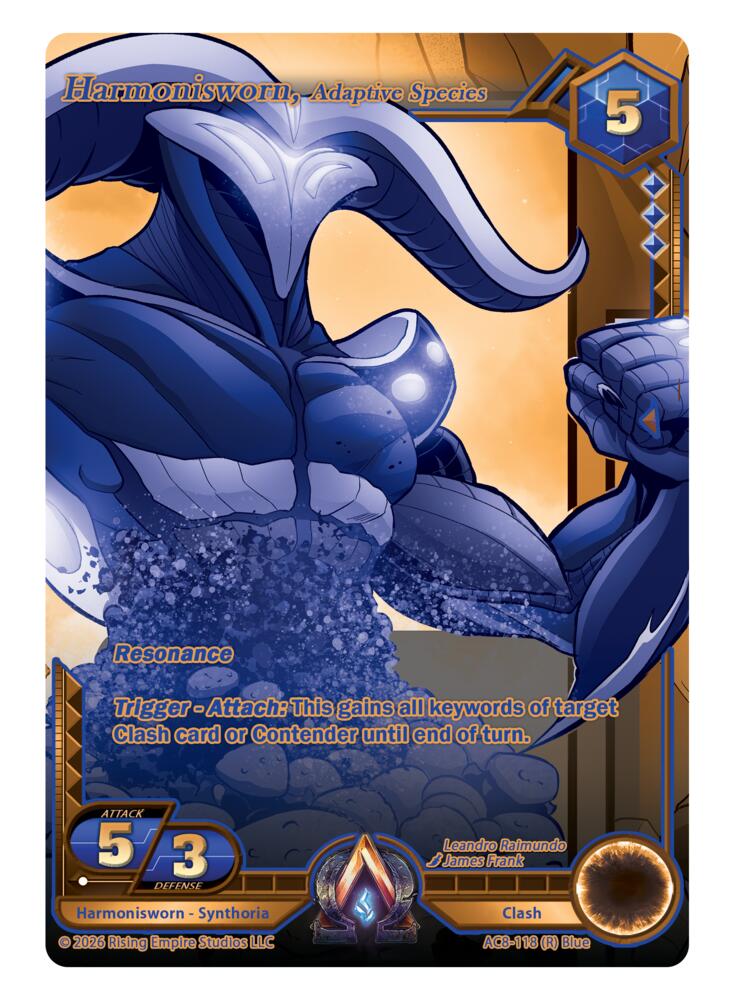 Harmonisworn, Adaptive Species (gold), Nexus of Power AC8-118 (R)