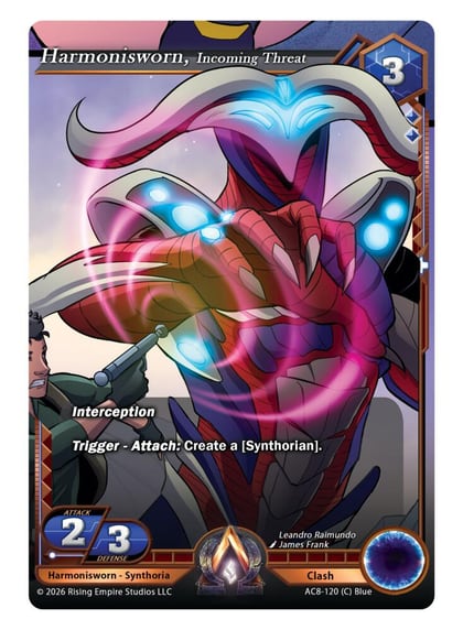Harmonisworn, Incoming Threat, Nexus of Power AC8-120 (C)