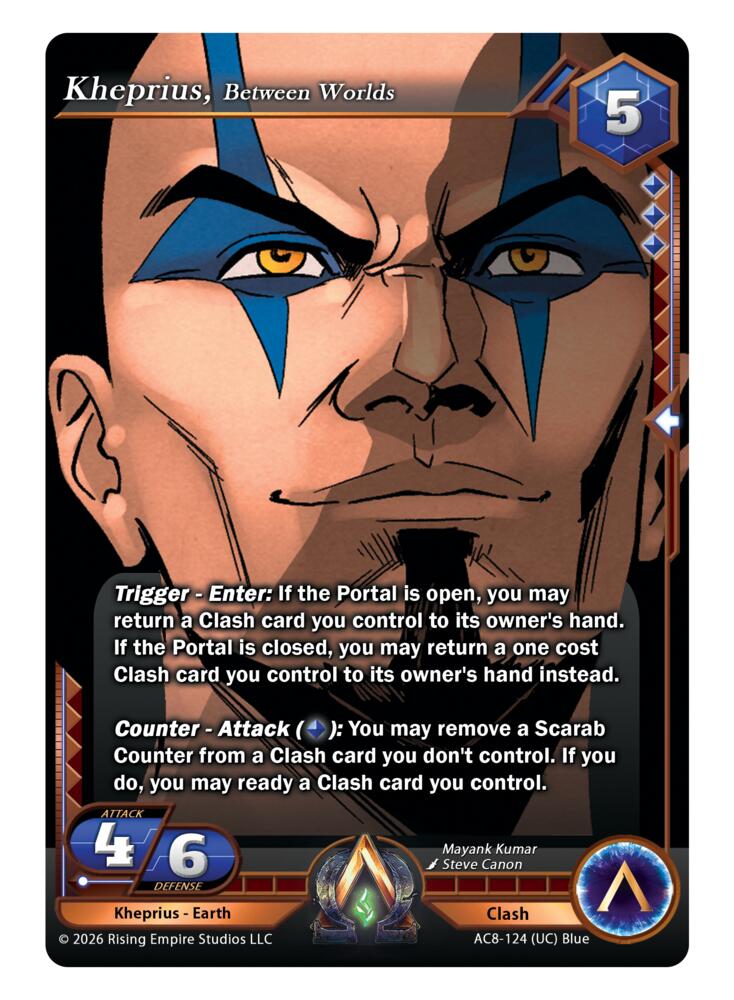 Kheprius, Between Worlds, Nexus of Power AC8-124 (UC)