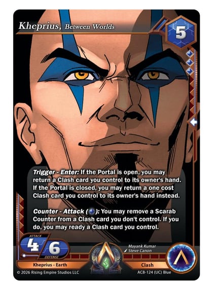 Kheprius, Between Worlds, Nexus of Power AC8-124 (UC)