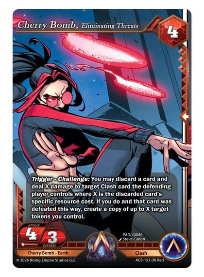 Cherry Bomb, Eliminating Threats, Nexus of Power AC8-153 (R)