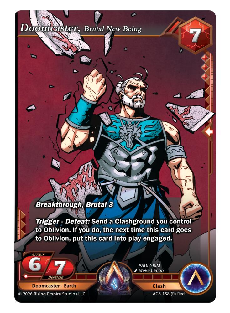 Doomcaster, Brutal New Being, Nexus of Power AC8-158 (R)