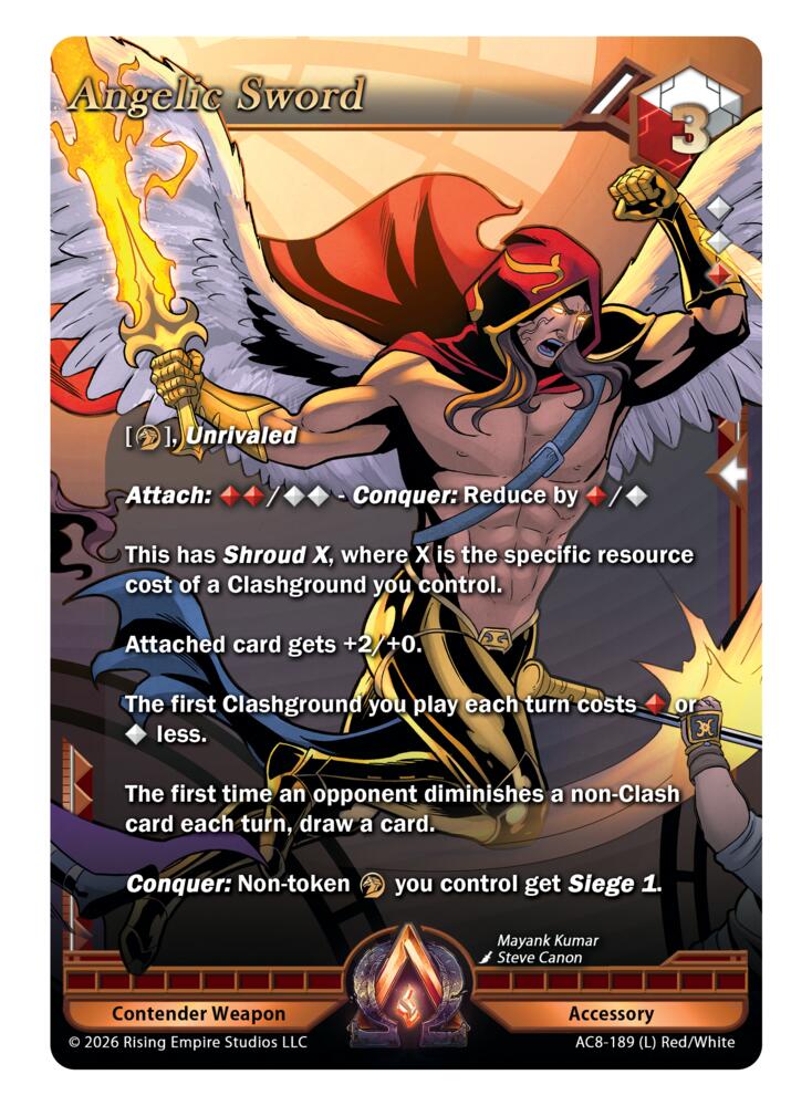 Angelic Sword (L), Nexus of Power AC8-189 (L)