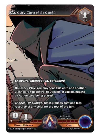 Marcus, Ghost of the Gambit, Nexus of Power AC8-200 (R)